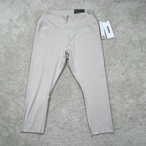 NWT RBX Active Womens Capri Length High Waist Leggings Womens XL Light Beige